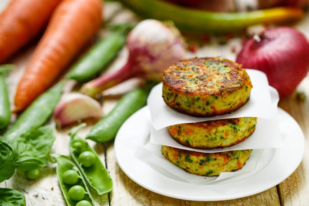 Abbildung vegetarischer Frikadellen