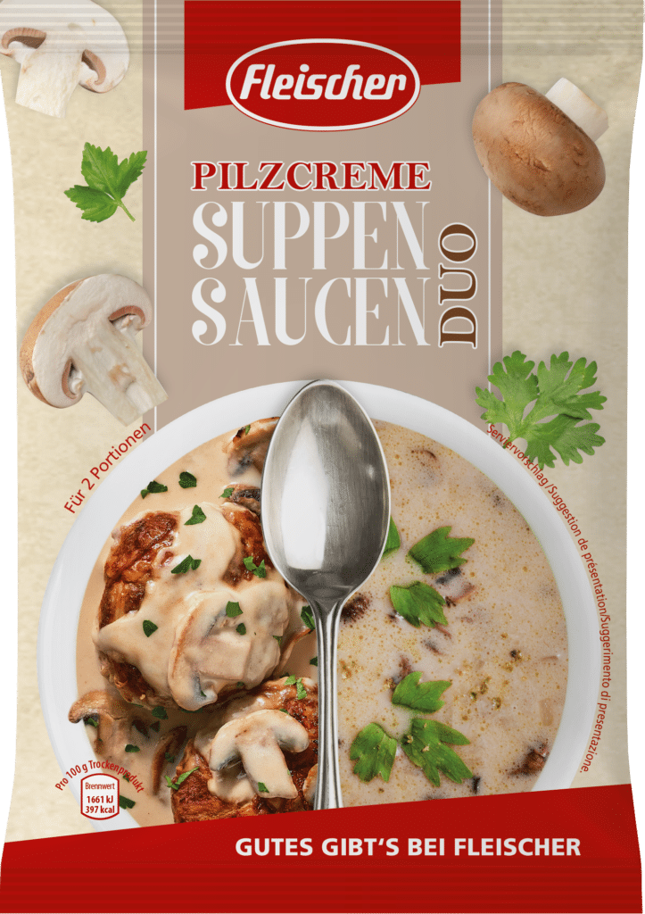 Fleischer Pilzcreme Suppen Saucen Duo